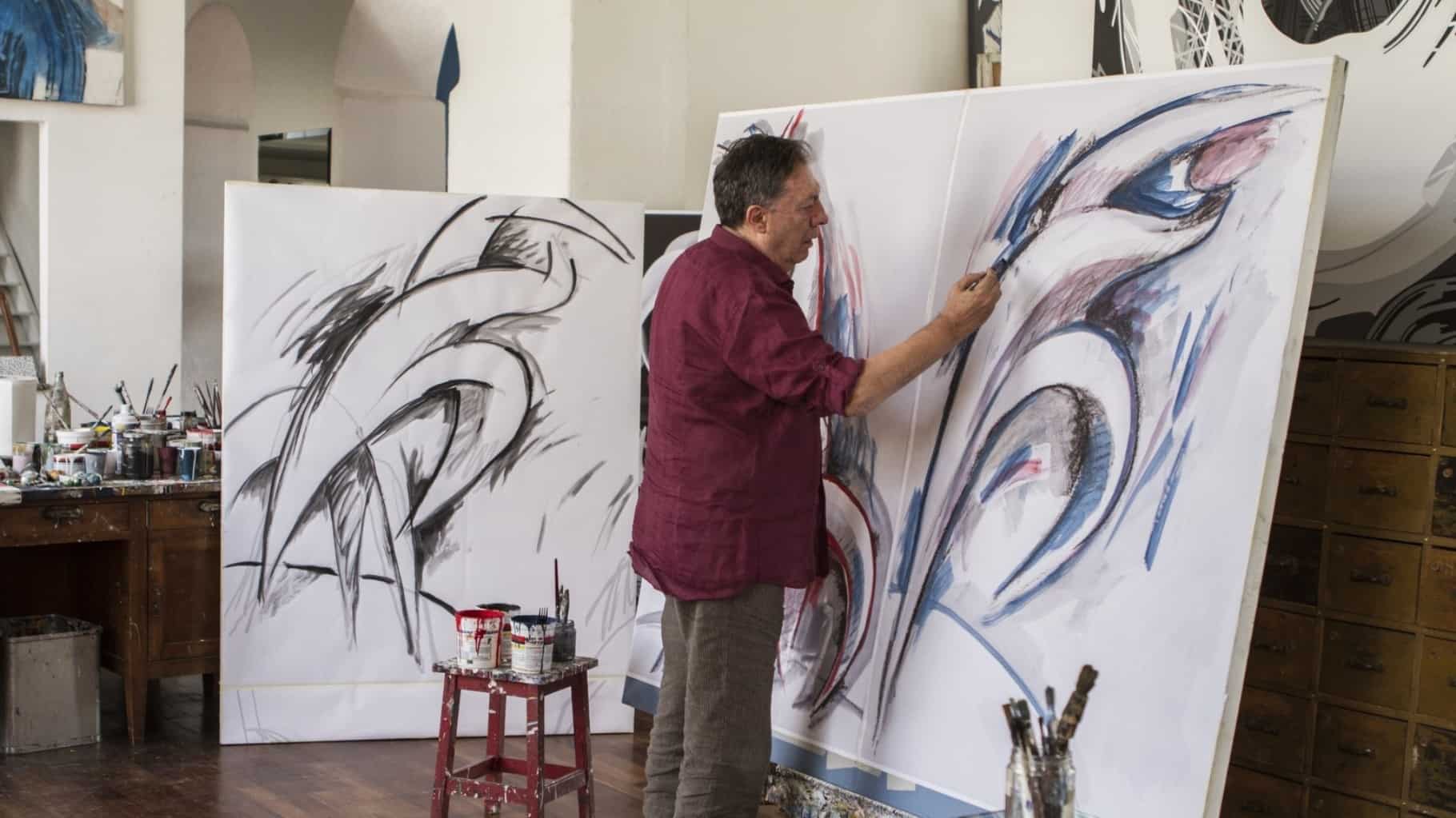 Mustica working on some ideas for ‘The Catch’